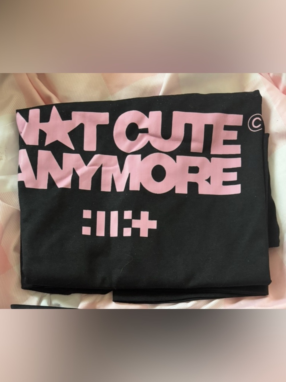 ILLITS K-Pop Girl Band Not Cute Anymore Album T Shirts Size Large
